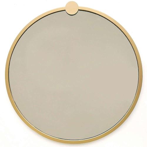 Καθρέπτης Τοίχου 552NOS2208 60x2,2x60cm Gold Aberto Design