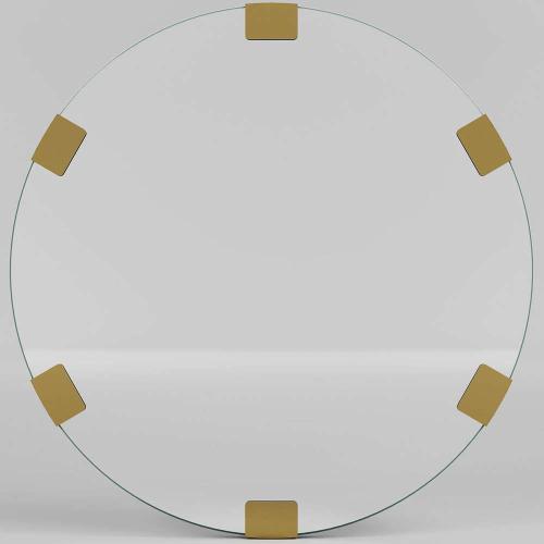 Καθρέπτης Τοίχου Chakra 552NOS2338 Φ60cm Gold Aberto Design
