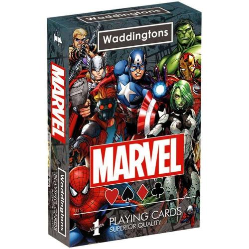 Τράπουλα Πλαστικοποιημένη Waddingtons No.1 024419 Marvel Universe Για 2+ Παίκτες Multi Winning Moves