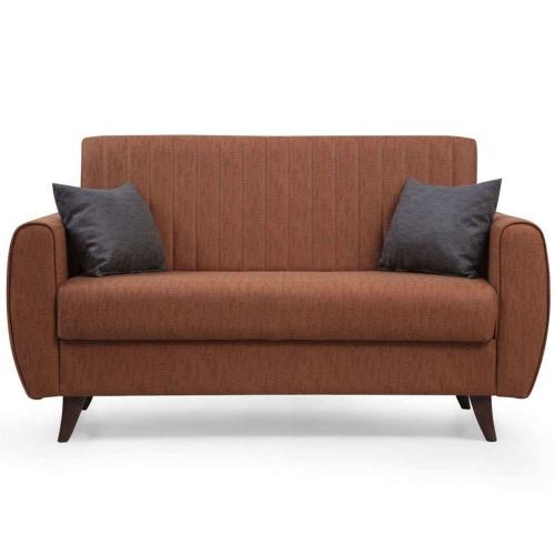 Καναπές - Κρεβάτι Διθέσιος Alkon 730MST1103 158x77x86cm Red