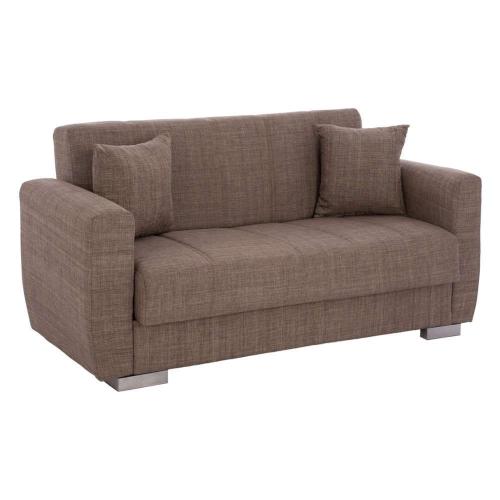 Καναπές - Κρεβάτι Polya Διθέσιος HM3241.02 150x84x88cm Brown
