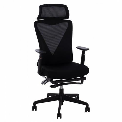 Καρέκλα Γραφείου Superior Με Ψηλή Πλάτη Και Υποπόδιο HM1169.01 67x70x120cm Black