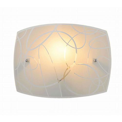 Φωτιστικό Τοίχου - Απλίκα Spirelli 204400101 30x22cm Decorated White Trio Lighting