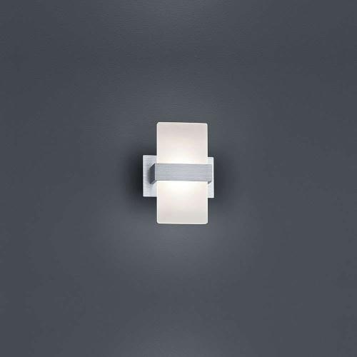 Φωτιστικό Τοίχου-Απλίκα Led Platon 430Lm 13x18x9cm Brushed Aluminium-White 274670105 Trio Lighting