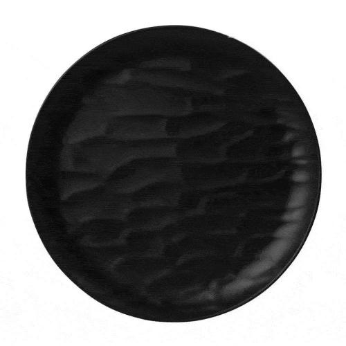 Πιάτο Στρόγγυλο Ρηχό Wavy Matte Mlb342K72-6 Φ19cm Black Espiel