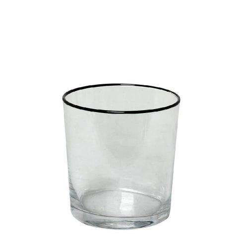 Ποτήρι Ουίσκι 8 Rab147K6 6Χ9cm Clear-Black Espiel