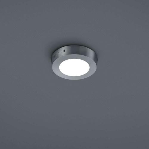 Φωτιστικό Οροφής - Πλαφονιέρα Led Cento 657010607 Ø12cm Nickel Trio Lighting