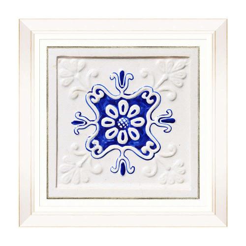 Κάδρο Folk Tiles I FA13248 50x50cm Blue MindTheGap
