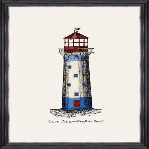 Κάδρο Lighthouse Drawings Ii Fa13371 50X70Cm White-Red-Blue Mindthegap