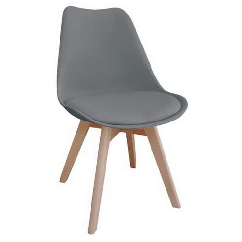 Καρέκλα Martin ΕΜ136,44 49x57x82cm Grey Σετ 4τμχ