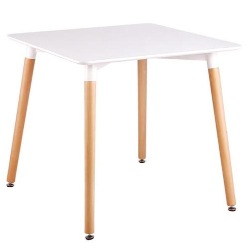 Τραπέζι Art Ε7087,1 Λευκό 80x80cm