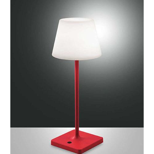 Φωτιστικό Επιτραπέζιο Adam 3701-30-104 2,5W Led Touch dimmer Φ15cm 38,5cm Red La Mia Luce