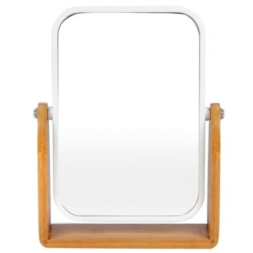Καθρέπτης Επιτραπέζιος AX00000657 16x19,5cm White-Brown Arvix