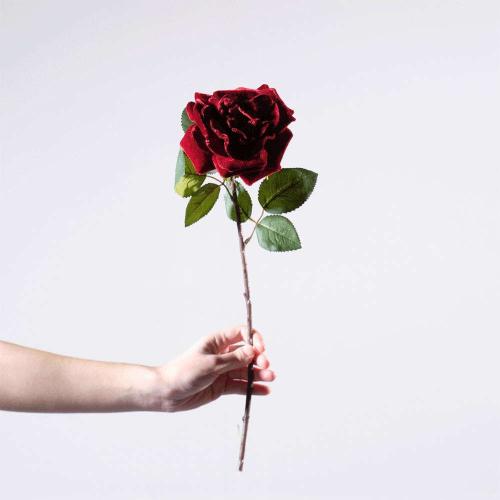 Τεχνητό Κλωνάρι Τριαντάφυλλο 4731-7 45cm Red Supergreens