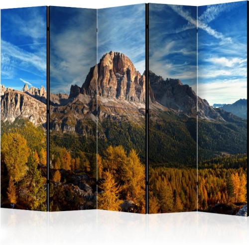 Διαχωριστικό με 5 τμήματα - Panoramic view of Italian Dolomites II [Room Dividers]