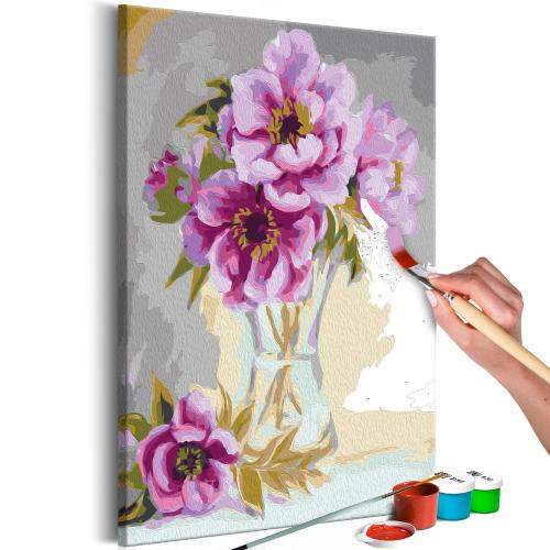 Πίνακας για να τον ζωγραφίζεις - Flowers In A Vase 40x60