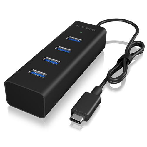 USB 3.0 type-C Hub φορτιστής 4 θυρών ICY BOX HUB1409-C3