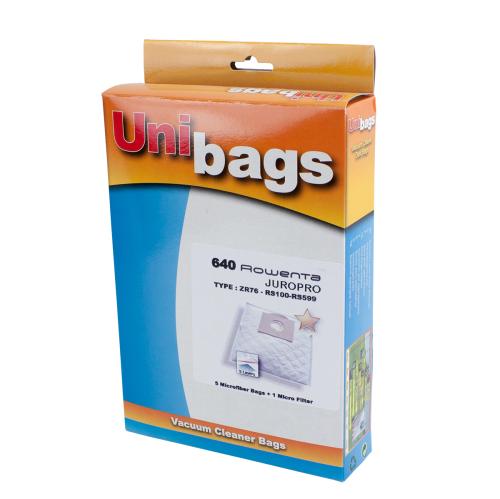 Σακούλες για HOOVER, KENWOOD, ROWENTA, DELONGHI. Unibags 640D