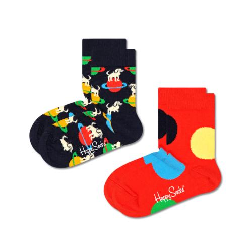 Happy socks - 2-PACK KIDS LAIKA SOCK - MULTI