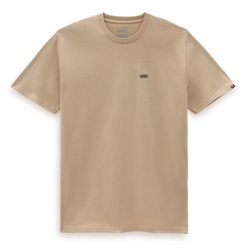 Vans - MN LEFT CHEST LOGO TEE - TAOS TAUPE/BLAC