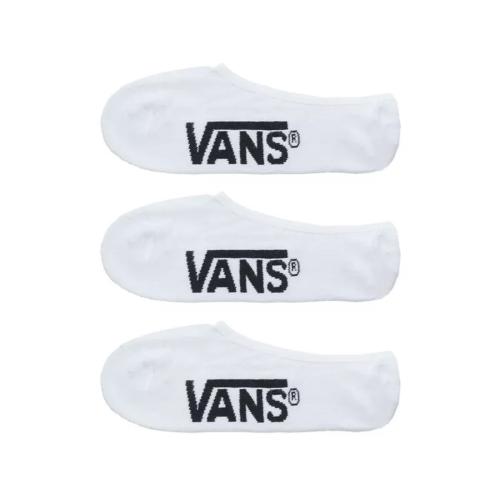 Vans - CLASSIC SUPER NO SHOW (9.5-13, 3PK) - WHITE