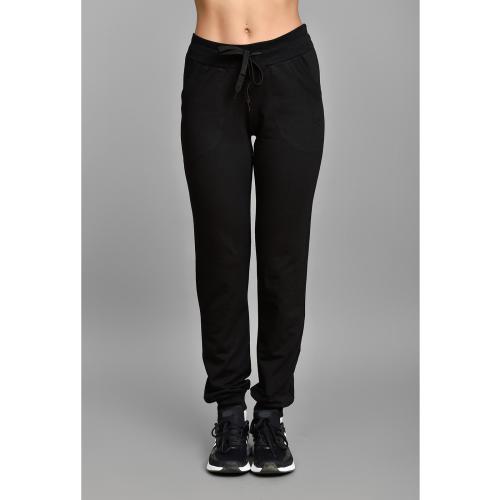 Target - CUFFED PANTS FRENCH TERRY LYCRA - ΜΑΥΡΟ