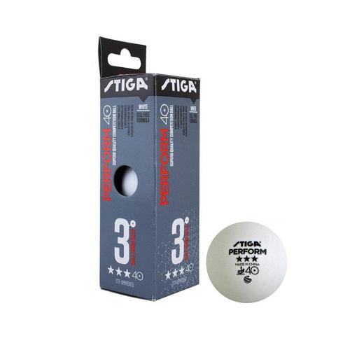 Stiga - TT BALL CUP ABS 3-PACK WHITE - PING PONG