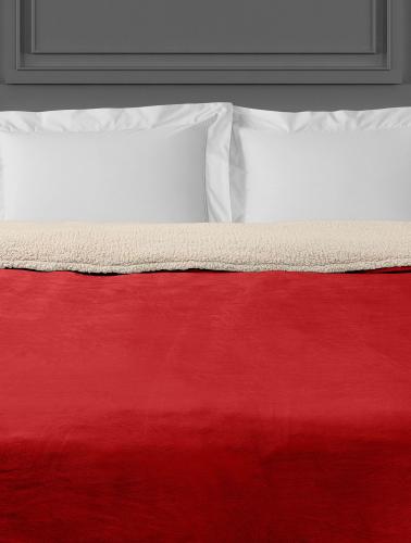 ΚΟΥΒΕΡΤΑ INFINITY RED BEIGE Κόκκινο Κουβέρτα υπέρδιπλη: 220 x 240 εκ. MADI