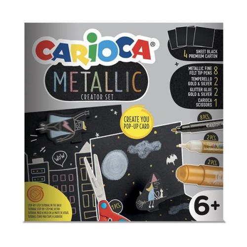 CARIOCA METALIC PLAY BOX ΓΙΑ ΚΑΤΑΣΚΕΥΗ POP-UP ΚΑΡΤΑΣ