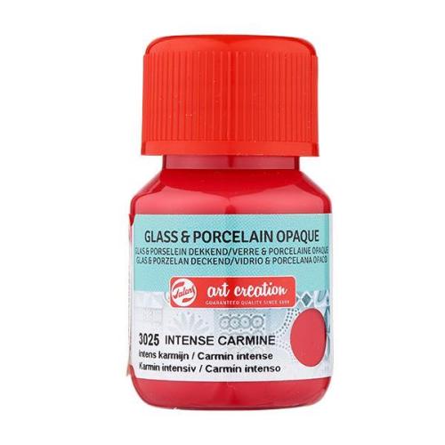 TALENS ΧΡΩΜΑ GLASS/PORCELAIN OPAQUE 3025 INTERFERENCE CARMINE 30ML