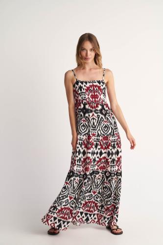 Φόρεμα με ethnic prints Multicolor