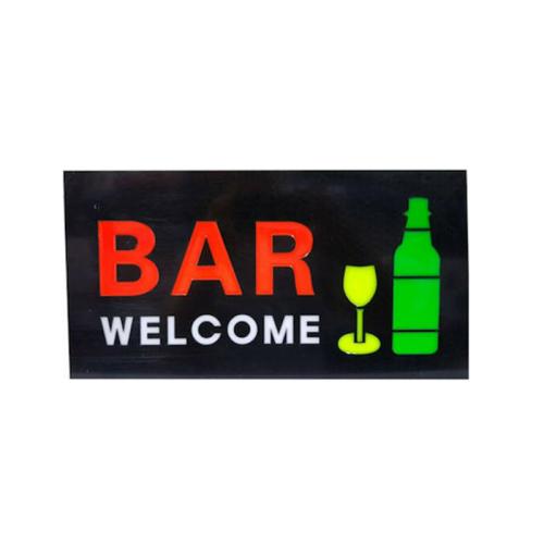 φωτεινή επιγραφή led bar welcome