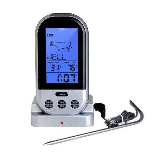 ψηφιακο ασυρματο θερμομετρο φαγητου ακριβειασ με ακιδα oem