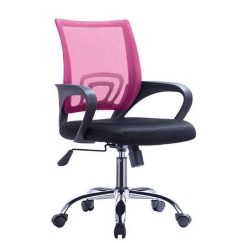 Artelibre Καρέκλα Γραφείου ΑΛΚΥΟΝΗ Μαύρο/Ροζ 57x57x86-96cm