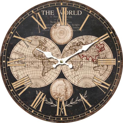 Artelibre Ρολόι Τοίχου MDF Φ58.2x4.3cm