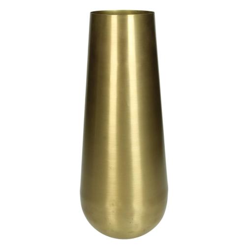 Artelibre Βάζο Χρυσό Μέταλλο 12x12x31cm