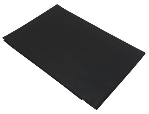 Σεντόνι ΚΟΜΒΟΣ Μαύρο μονόχρωμο Διπλό με λάστιχο 150x200+20