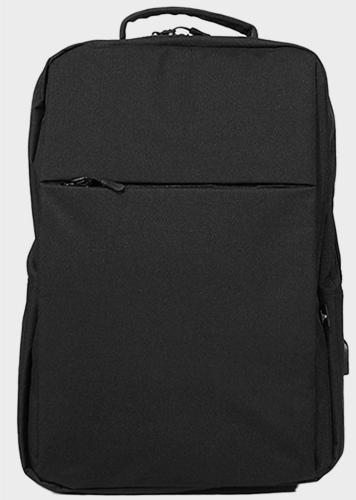 Ανδρική τσάντα backpack εξωτερική κρυφή θήκη προέκταση USB ΜΑΥΡΟ