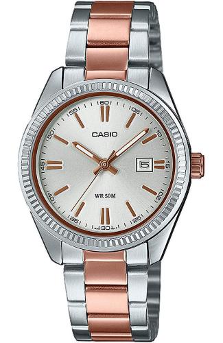 CASIO Collection - LTP-1302PRG-7AVEF, Silver case with Stainless Steel Bracelet