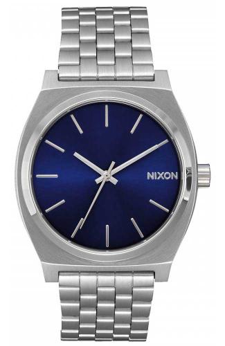 NIXON Time Teller - A045-1258-00 , Silver case with Stainless Steel Bracelet