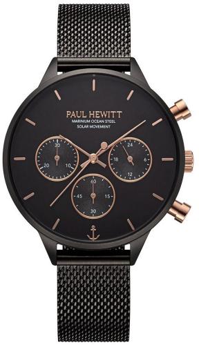 PAUL HEWITT Chrono - PH-W-0310, Black case with Stainless Steel Bracelet
