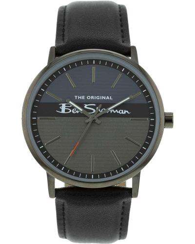BEN SHERMAN The Originals - BS080B, Black case with Black Leather Strap