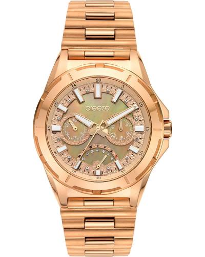 BREEZE Elysian Crystals - 212271.6, Rose Gold case with Stainless Steel Bracelet
