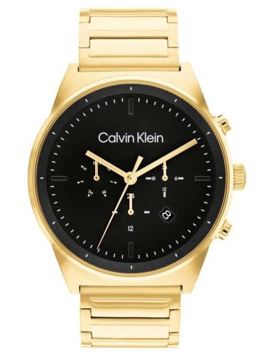 CALVIN KLEIN Force Chronograph - 25200294, Gold case with Stainless Steel Bracelet
