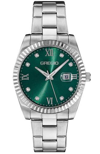 GREGIO Mallory - GR360012 Silver case with Stainless Steel Bracelet