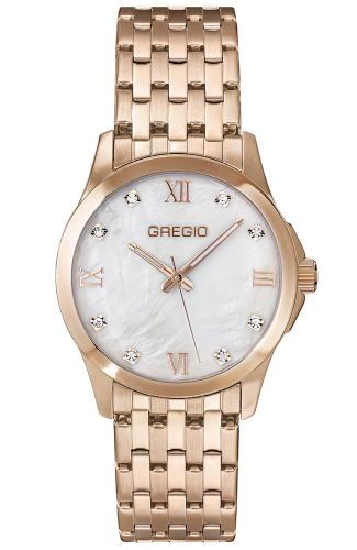 GREGIO Noel - GR350030, Rose Gold case with Stainless Steel Bracelet