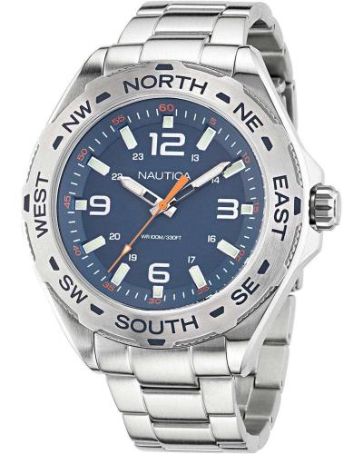 NAUTICA Clearwater Beach - NAPCWS302, Silver case with Stainless Steel Bracelet