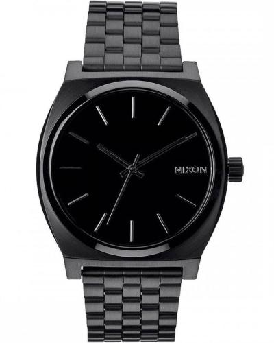 NIXON Time Teller - A045-001-00 , Black case with Stainless Steel Bracelet