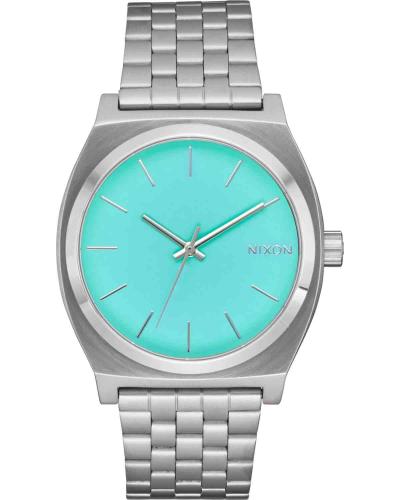 NIXON Time Teller - A045-2084-00 Silver case with Stainless Steel Bracelet