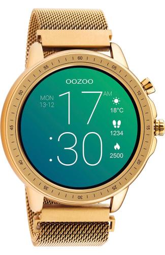 OOZOO Smartwatch - Q00307, Rose Gold case with Rose Gold Metal Strap